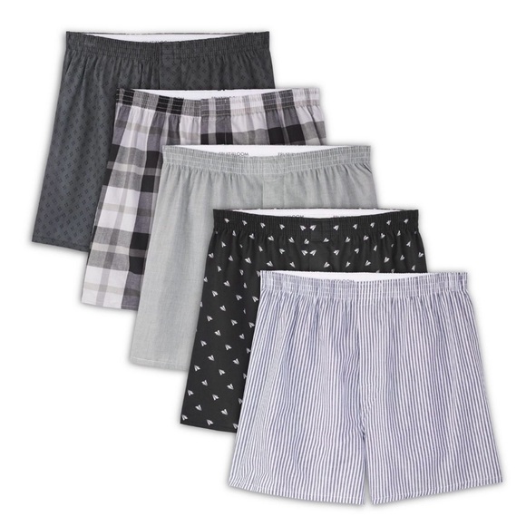 Fruit of the Loom Men's Prints & Stripes
Boxer Shorts - Picture 2 of 5